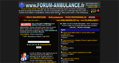 Desktop Screenshot of forum-ambulance.fr